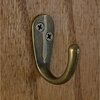 Gliderite Hardware 1-3/4 in. Antique Brass Small Coat Hook, 25PK 7005-AB-25